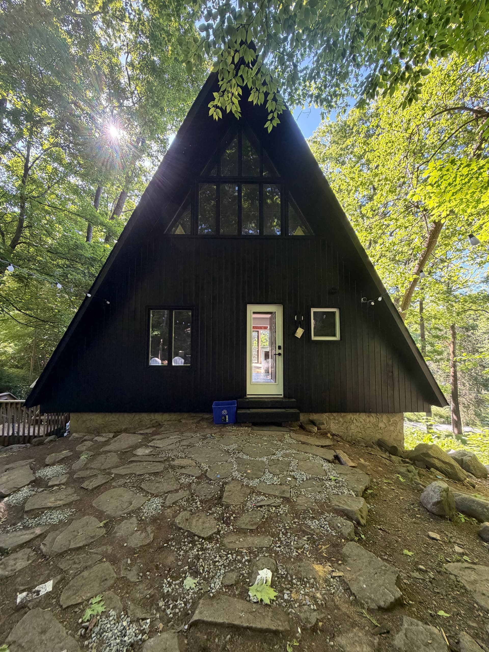 Gallery photos for Bold Black A-Frame Exterior Gets a Full Refresh: Image #1