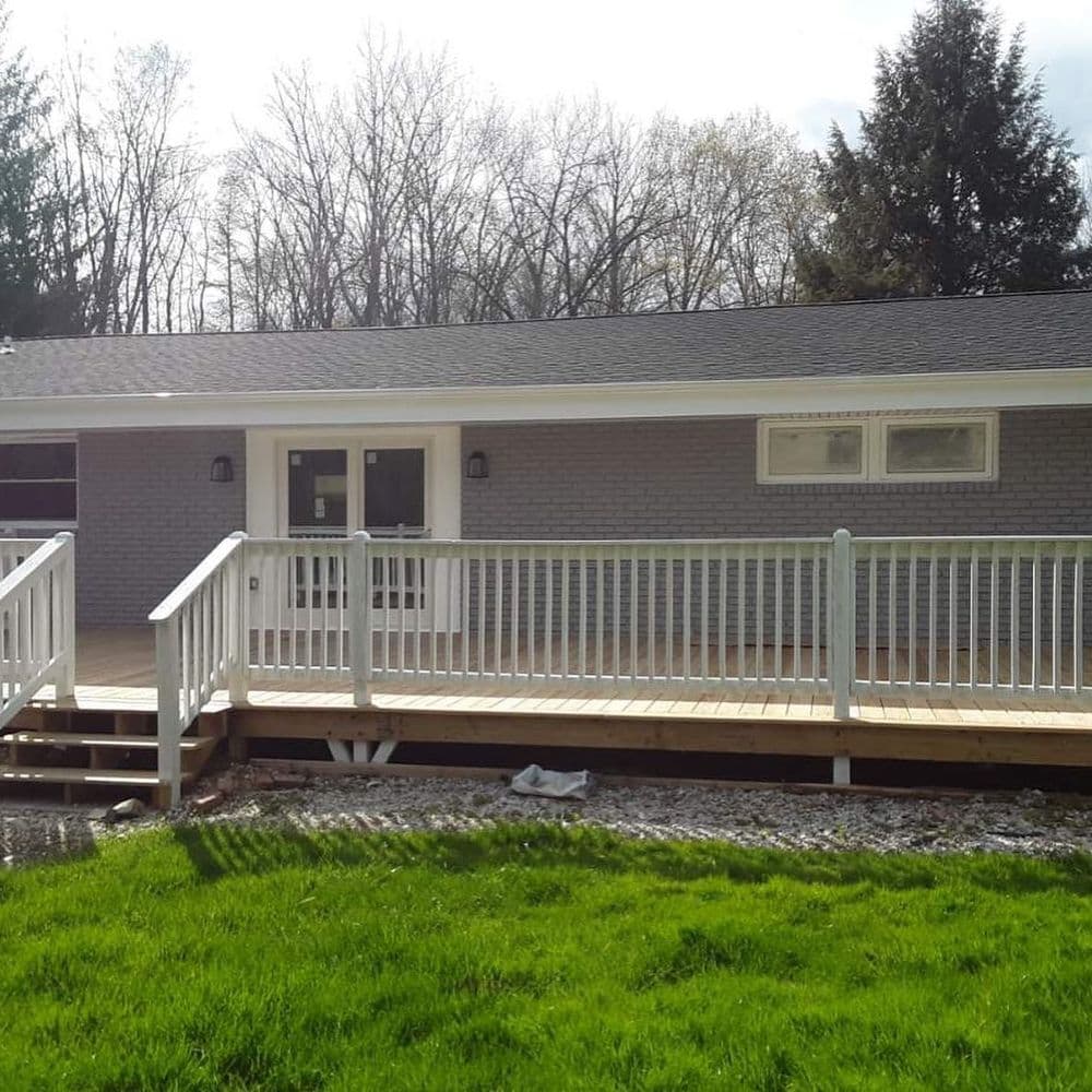 Gallery photos for Brick Repaint on a Sussex County Ranch - Before and After: Image #8
