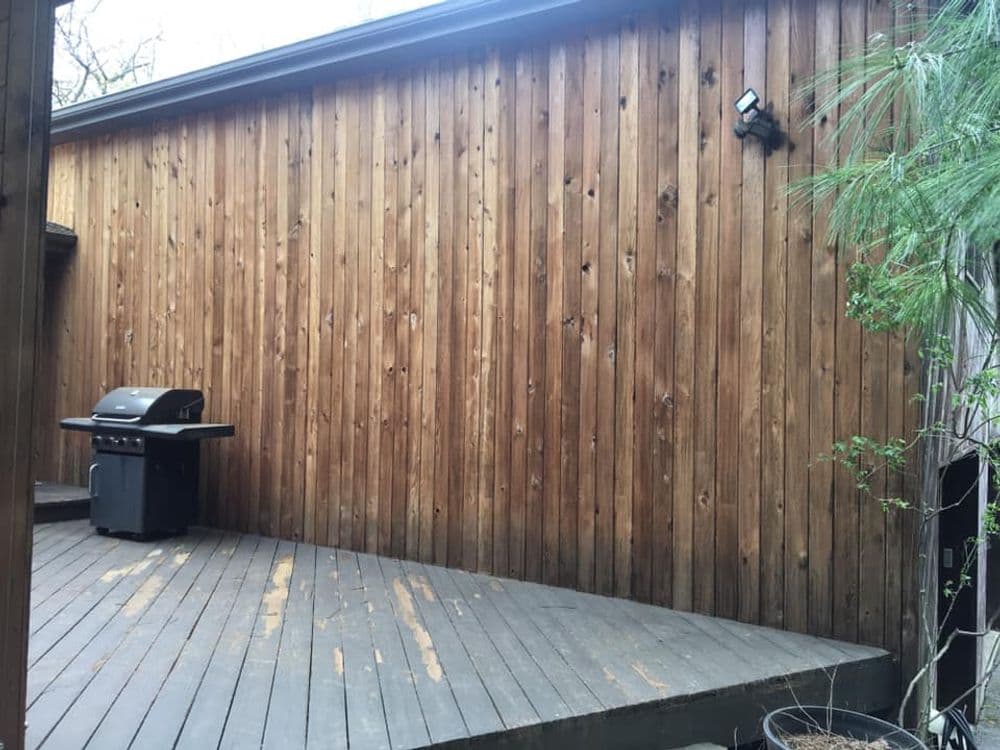 Cedar Siding Stain Job Done Right in Ringwood NJ