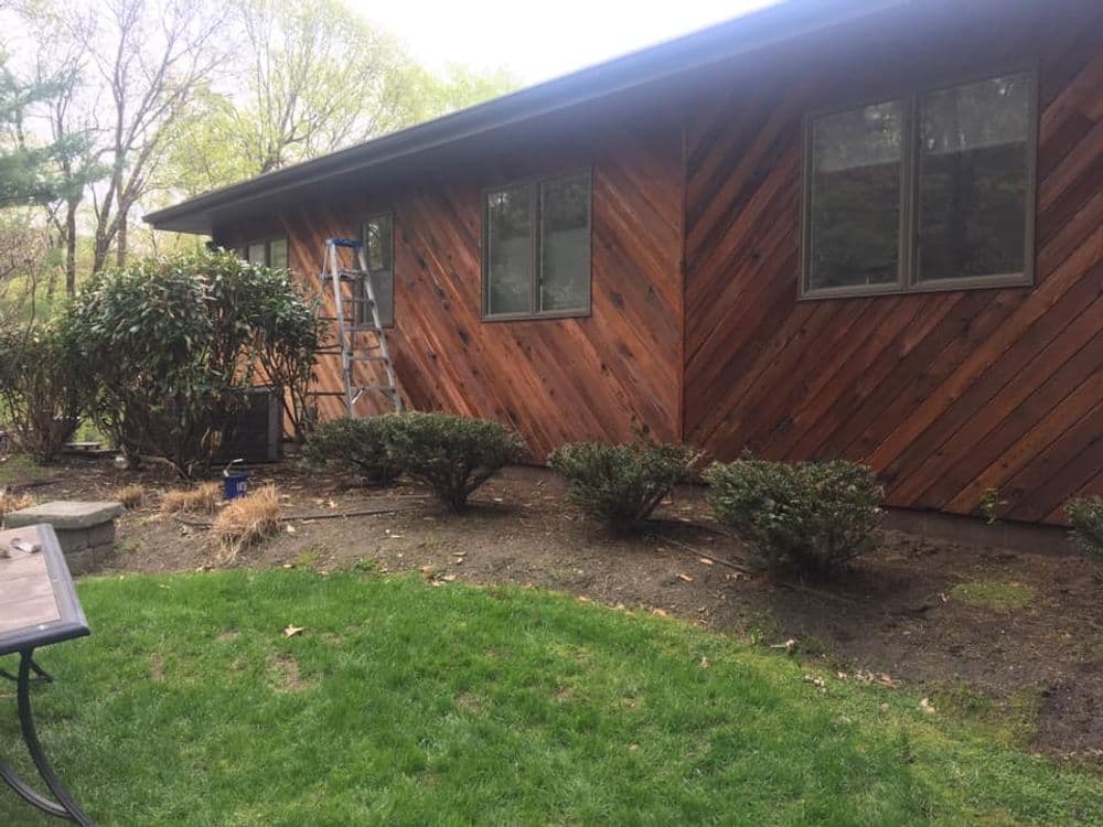 Gallery photos for Cedar Siding Stain Job Done Right in Ringwood NJ: Image #5